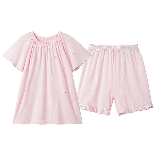 女童短袖家居服套装夏季新款安奈儿童装JG521053 商品图7