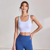 【限时秒】YOGACODE【火树银花系列】健身内衣女一体杯网纱拼接瑜伽服美背背心DWB115053 商品缩略图0