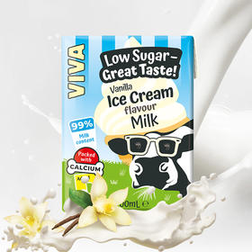 爱尔兰进口韦沃香草冰淇淋风味牛奶 200ml*12盒