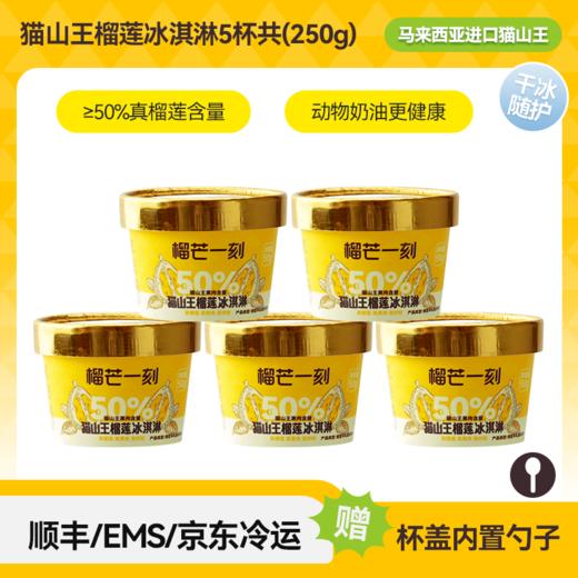 【榴芒一刻】50g猫山王榴莲冰淇淋(杯)50%肉款 商品图5