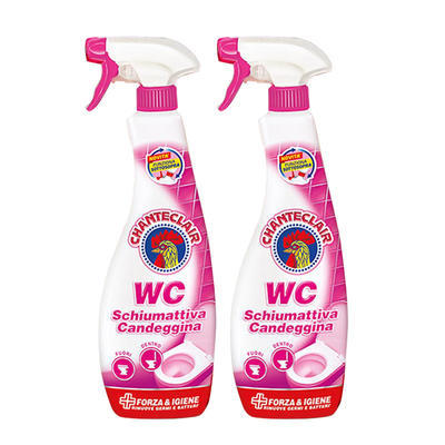 【一般贸易】大公鸡管家 马桶洁厕剂泡沫型625ml（粉色漂白款）*2瓶 商品图0