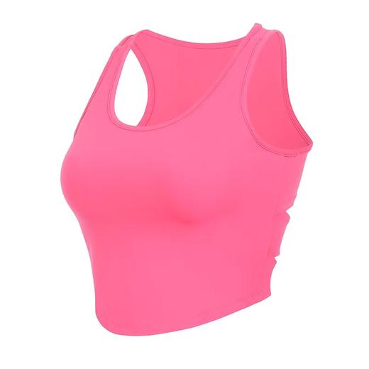 【限时秒】YOGACODE【火树银花系列】运动背心女带胸垫性感后腰瑜伽服背心透气不跑杯健身背心DWB115042 商品图4