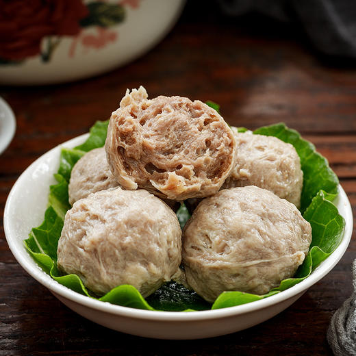 【精选纯牛肉】喜盼金奖牛肉丸/牛筋丸 色泽油润 大粒饱满 肉质鲜嫩 脆爽弹牙【总共三斤+额外赠送牛肉馅饼100g*2片】 商品图4