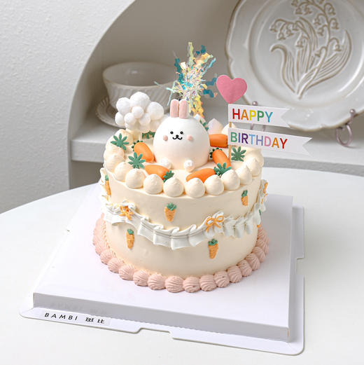 兔子胡萝卜丨奶油蛋糕 商品图1