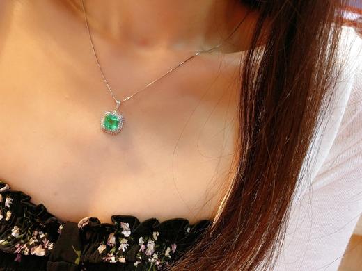 3.2ct刻面祖母绿吊坠 商品图4