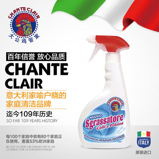 【一般贸易】大公鸡管家 去污去渍衣物袖口喷雾500ml（新老包装随机发） 商品图0