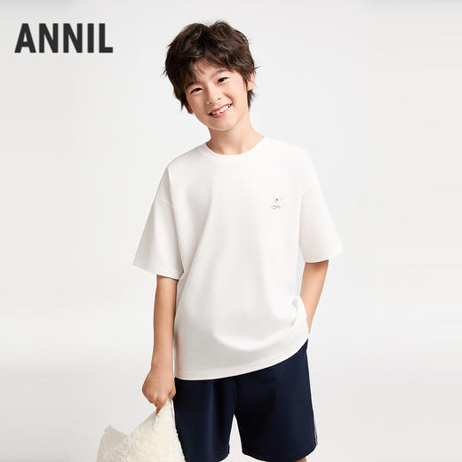 男童短袖家居服套装夏季新款安奈儿童装JB521056 商品图1