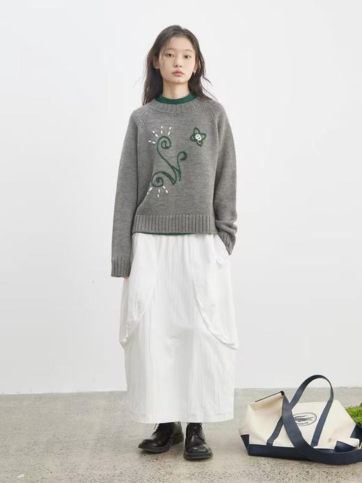 步履不停/5A13264C/手工钩针图案毛衣 商品图1