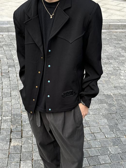 驴家  24fw绿松石羊毛西装夹克外套 商品图2