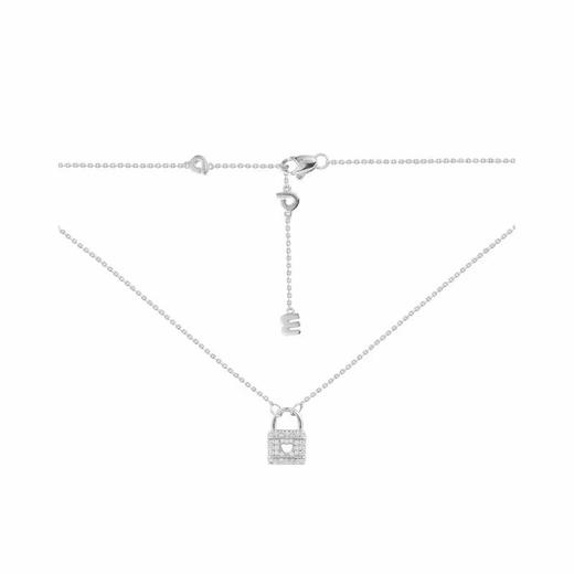  APM爱心锁轻奢气质项链锁骨链 商品图0