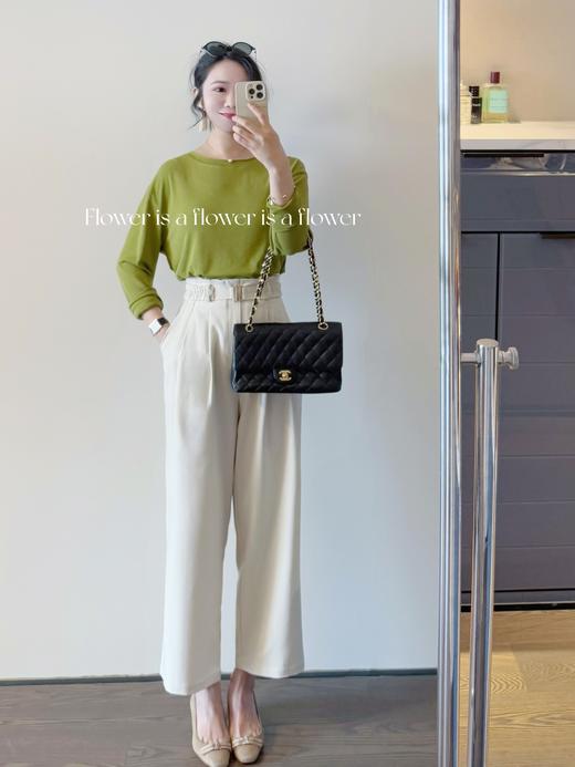 牛油果tee 精致休闲感+超好穿的兰精天丝棉针织T恤 显肤白牛油果绿 商品图4