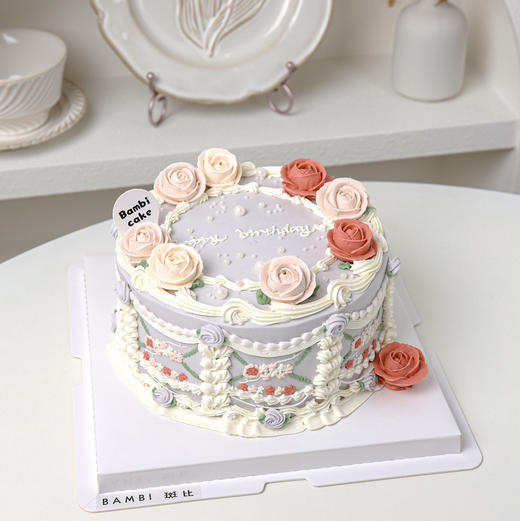 韩式裱花宫廷风丨蛋糕 商品图1