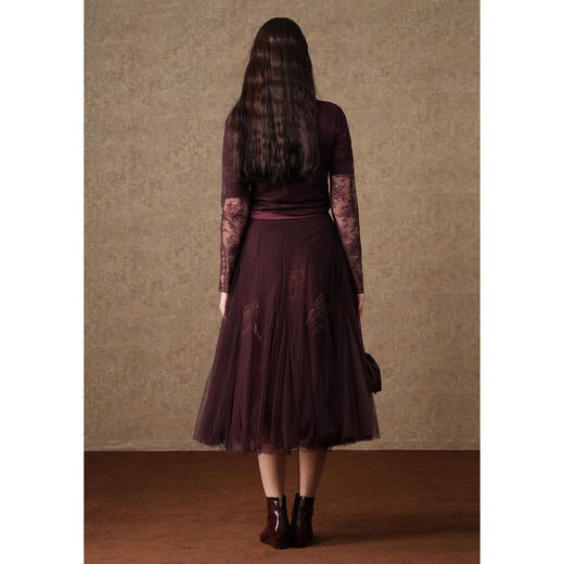 乔万尼网纱半身裙a字半裙百搭减龄设计EM4D525 商品图5