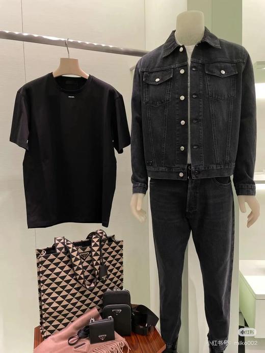 新款P.R.D 12安黑色重洗水做旧牛仔夹克外套 WT822 商品图3