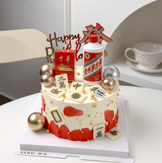 茅子&华子&麻雀主题蛋糕 商品图2