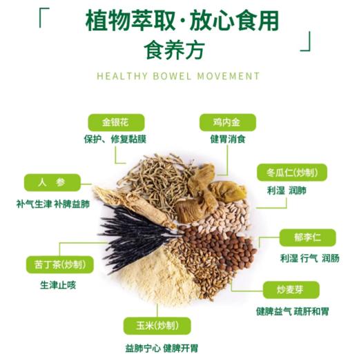 便啦啦【人参炒麦芽植物萃取复合片】80片/盒 商品图2