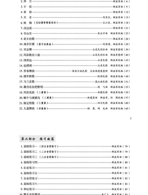 魂牵沂蒙:笛子教学系统训练曲集 商品图2