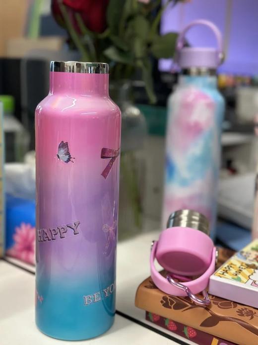 【美国知名时尚品牌C*laire’s！】 600ml304不锈钢保温杯~送杯身DIY贴纸 ！出口尾单捡漏！！！国外183一个！现59.9💰一个❗99.9元两个❗长效锁温~ 商品图3