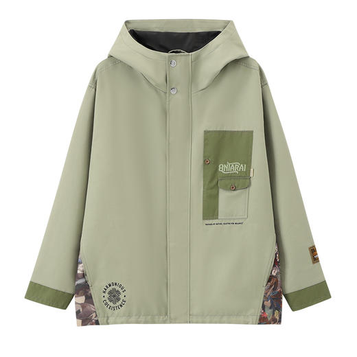ONIARAI/鬼洗 后印象派油画花花世界防风夹克 A340013 商品图9