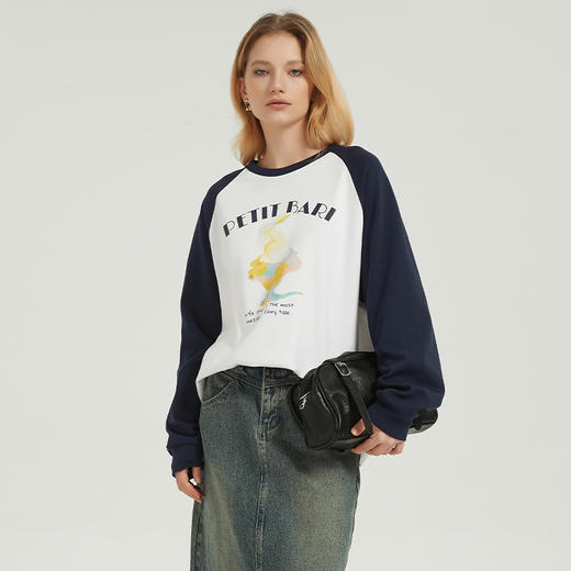 【2件9折】【Petit Bari】设计师联名款兔子巴菲上衣休闲T恤舒适百搭 商品图0