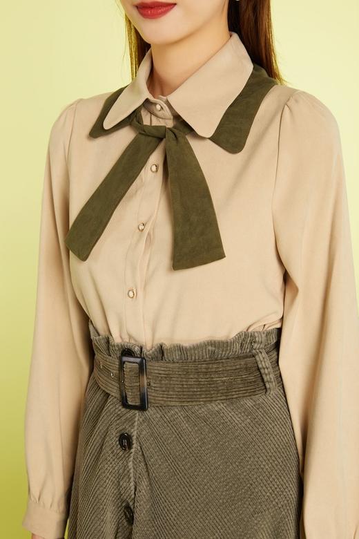 Le Malene 可拆分撞色领衬衣 11480 商品图3