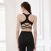 【限时秒】YOGACODE【火树银花系列】凉感运动背心女带胸垫性感交叉美背文胸DWB115040 商品缩略图0