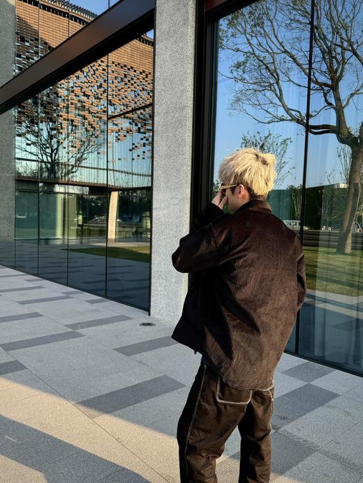 驴家 24fw菲董灯芯绒烫钻衬衫 商品图3