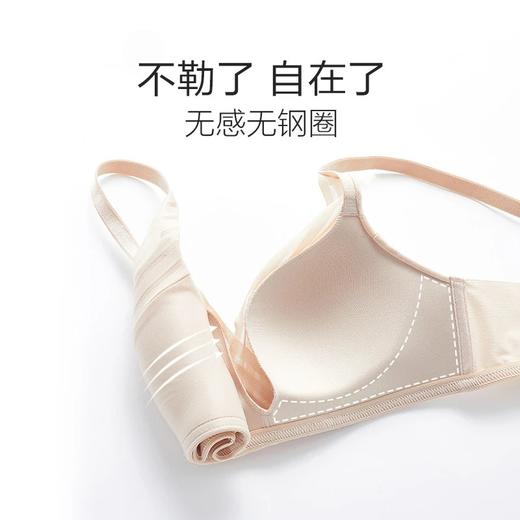 安莉芳 无钢圈舒挺杯舒适聚拢收副乳文胸EBW0763 商品图3