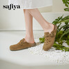 Safiya/索菲娅2025索菲娅咖啡庄园复古软底休闲外穿勃肯洞洞鞋SFD1110406 商品缩略图3