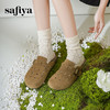 Safiya/索菲娅2025索菲娅咖啡庄园复古软底休闲外穿勃肯洞洞鞋SFD1110406 商品缩略图0