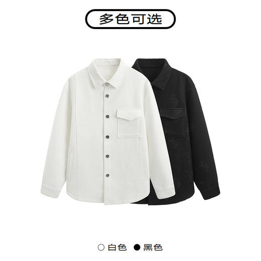 GXG男装 新年系列双色衬衫式夹克  简约休闲热卖夹克外套 GFX12101171 商品图3