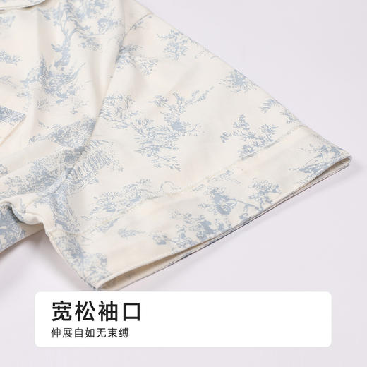 都市丽人女士无尘棉短袖套装薄凉感无尘棉生活家居短袖类LHH1C7 商品图2