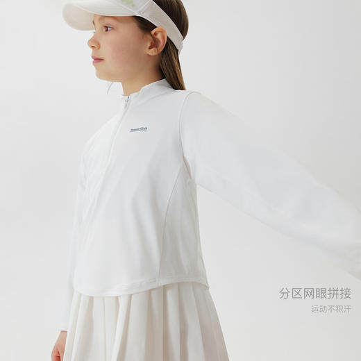 【高倍防晒】马克珍妮女童轻氧凉感网球服 儿童运动T恤春夏550310 商品图1