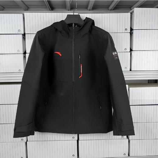 【M/3XL断码】安踏防泼水运动外套男新款拼接撞色健身跑步运动服152517623【无货退款，介意勿拍】 商品图0