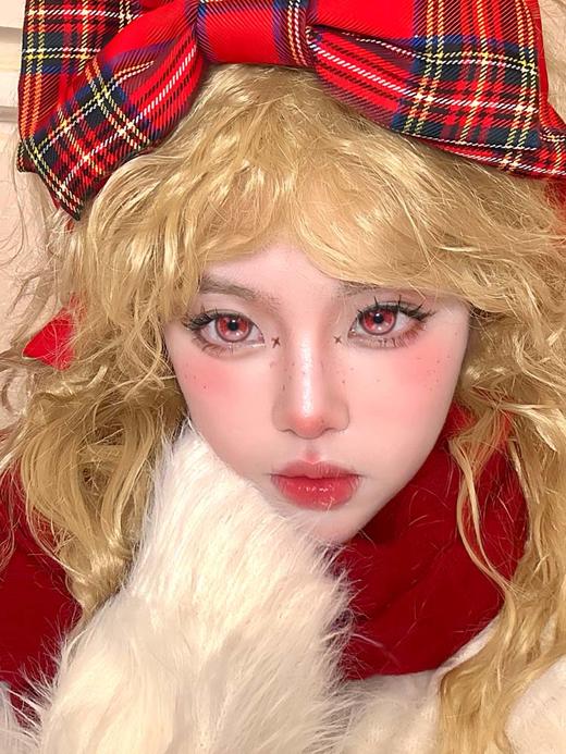 GIRLS'S LINE 日抛美瞳（两片装） 拉拉队 直径14.5mm着色13.8mm 商品图0