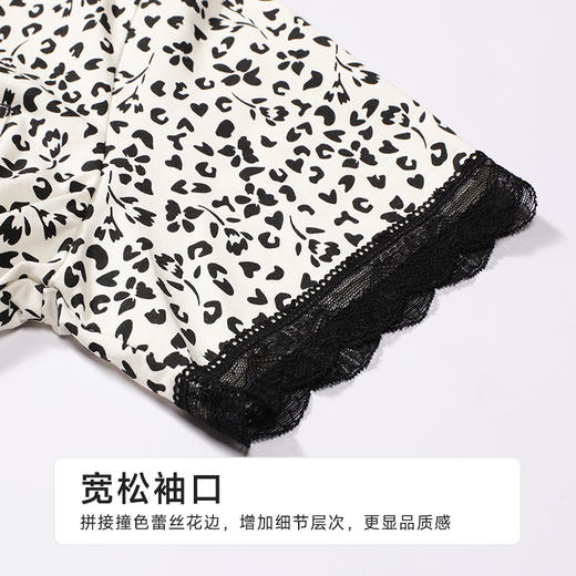 都市丽人女士棉质短袖套装薄32支纯棉单面舒适外出短袖类LHH1C6 商品图5