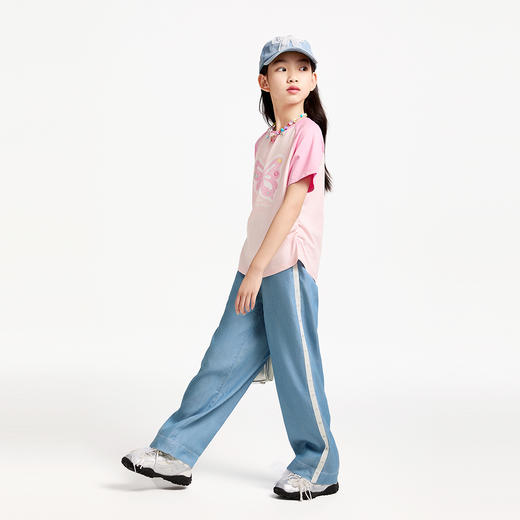 女童全腰牛仔单裤夏季新款安奈儿童装EG526063 商品图6