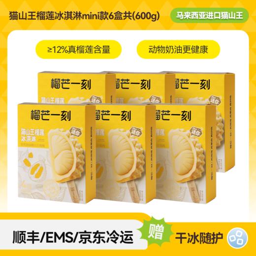 【榴芒一刻】猫山王榴莲冰淇淋100克(25g*4)Mini款 商品图6