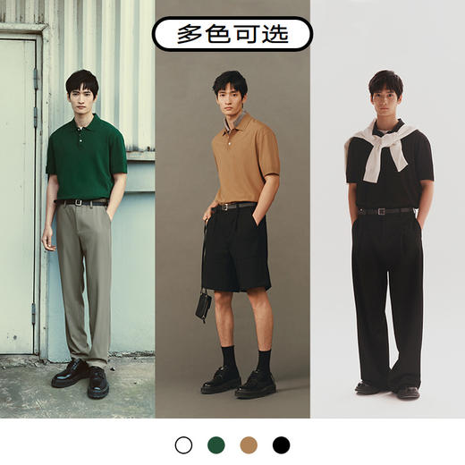 GXG男装  多色商务零压polo衫T恤GEX12416112  夏季热卖翻领T恤 商品图3