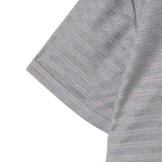 早春新款时尚个性韩版撞色条纹圆领短袖T恤休闲简约百搭套头上衣 商品图4