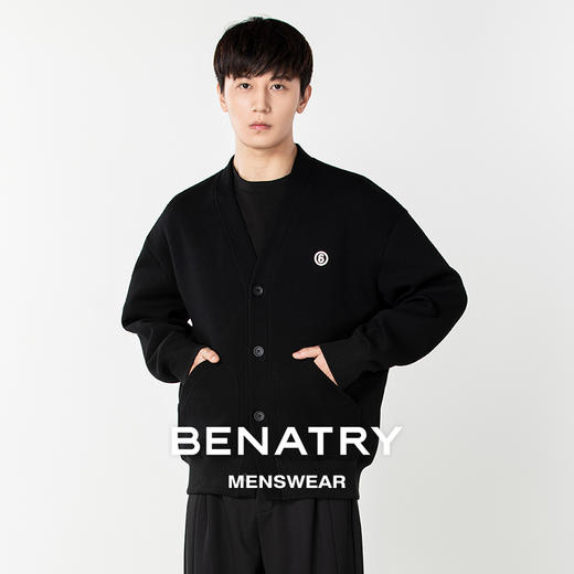 贝纳川V领休闲男士开衫外套ECP300008 商品图3