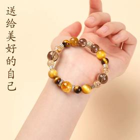 「金霸大综合」招米手串 | 集结金虎眼、闪电纹虎眼、黄塔晶、黄水晶