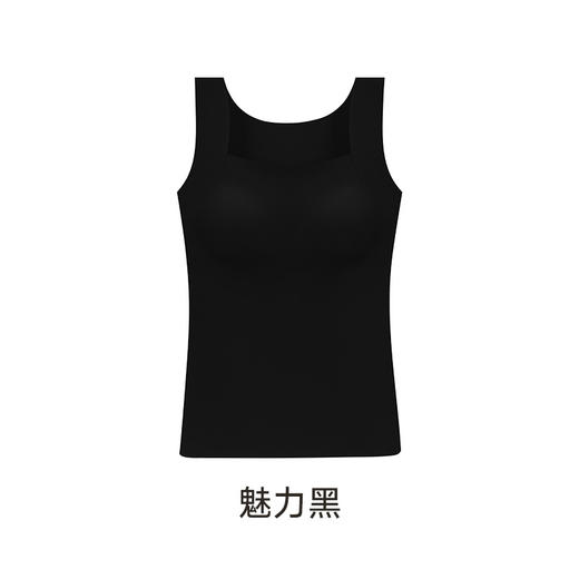 雀说 秋冬保暖山茶花油背心无痕7A抗菌自发热打底高弹可外穿女6840 商品图5