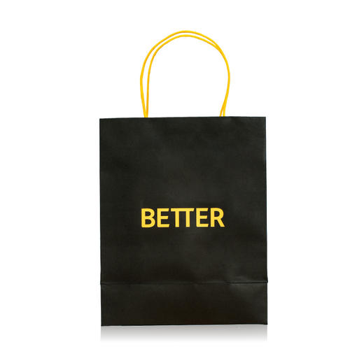 better小号商务竖版手提袋黑色 商品图0
