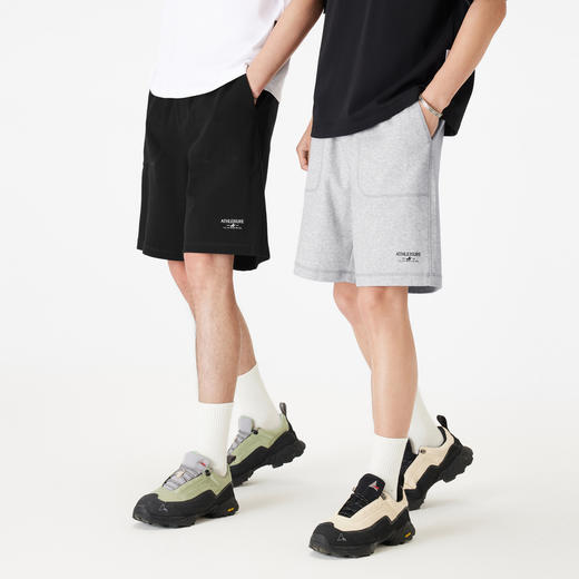 GXG男装 短裤男凉感舒适宽松字母绣花 夏季热卖短裤 商品图2