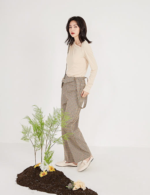 NUTS春季新品时尚宽松休闲长裤女211073025B 商品图4