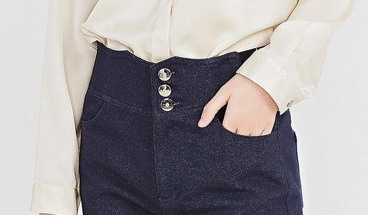 NUTS春季新品时尚宽松休闲百搭长裤女211073015B 商品图6