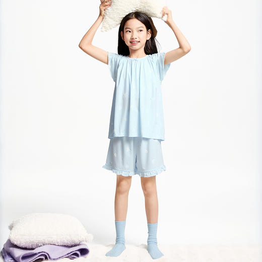 女童短袖家居服套装夏季新款安奈儿童装JG521053 商品图5