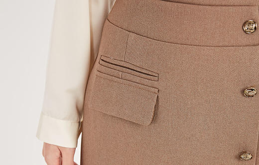 NUTS春季新品时尚气质百搭通勤半身裙女211062086 商品图6