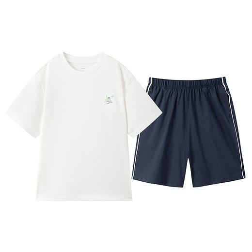 男童短袖家居服套装夏季新款安奈儿童装JB521056 商品图5